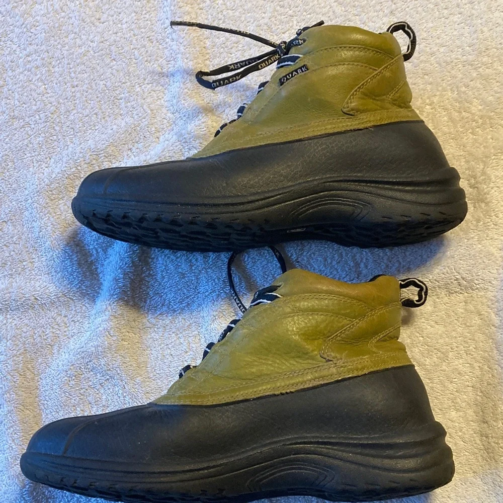 Quark Women's Olive and Black Winter Boots - Picture 4 of 6